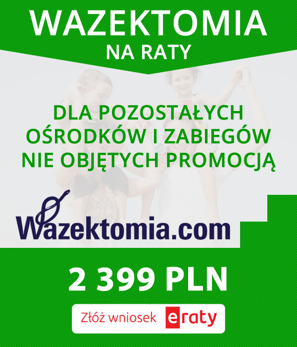 wazektomia na raty