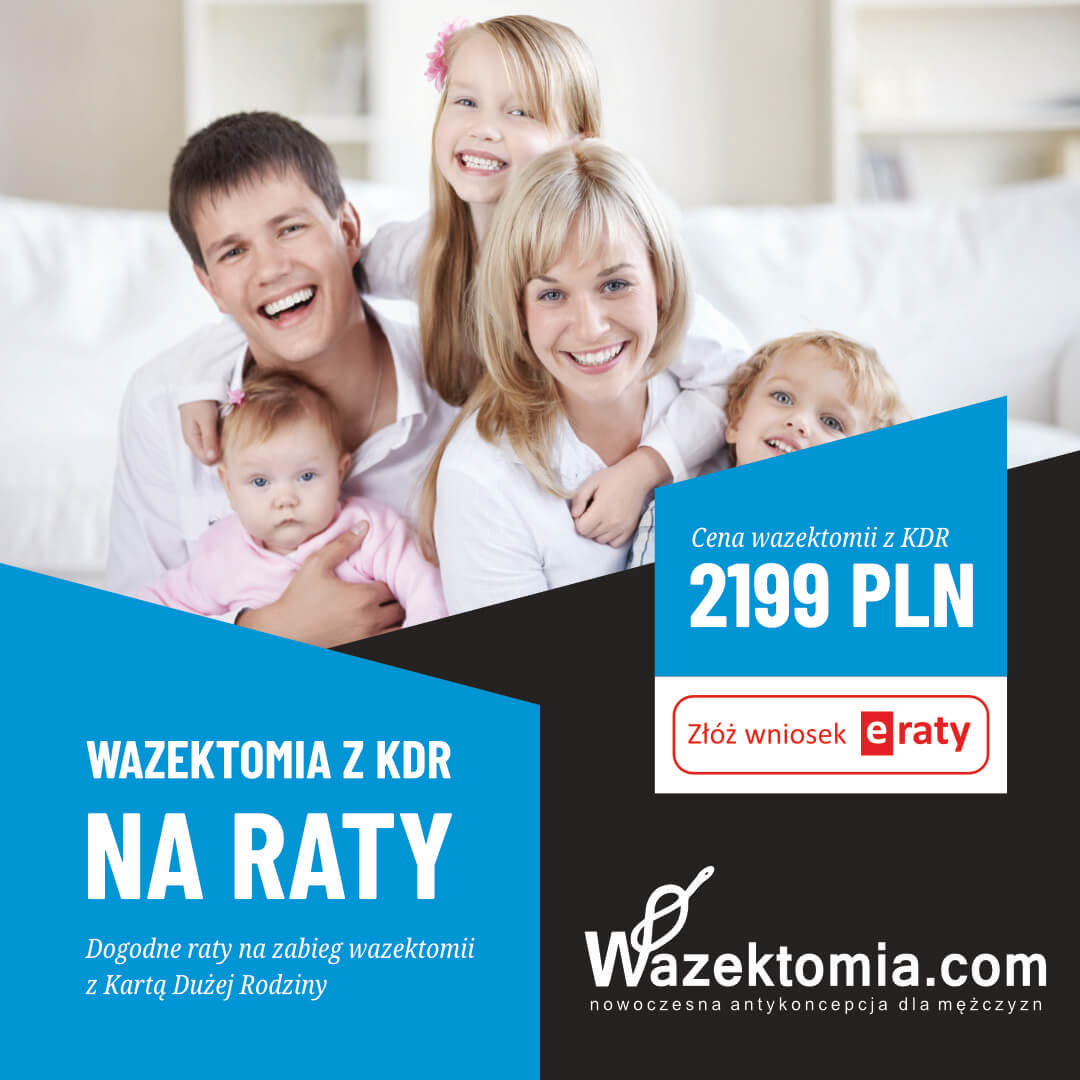 wazektomia z KDR na raty