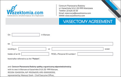 ENG Vasectomy Agreement